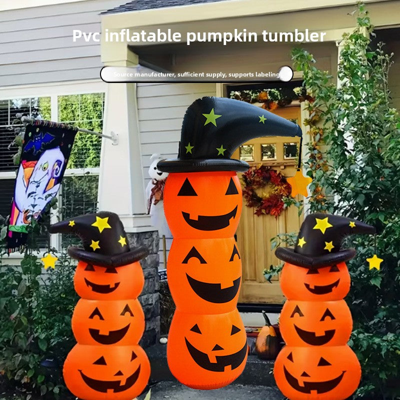 Inflatable toy pumpkin