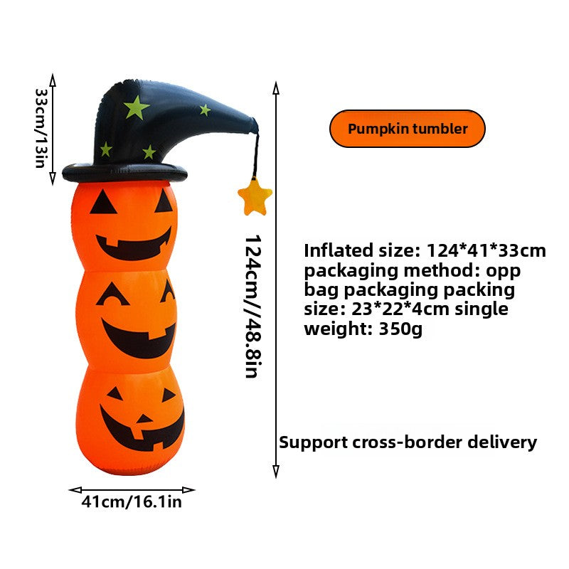 Inflatable toy pumpkin