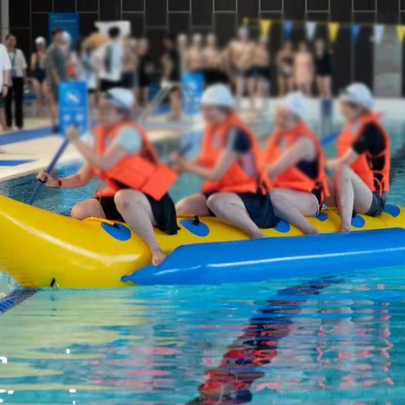 Inflatable Water Drag Toy Banana Boat