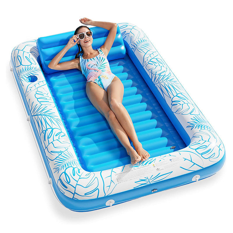 Inflatable water float