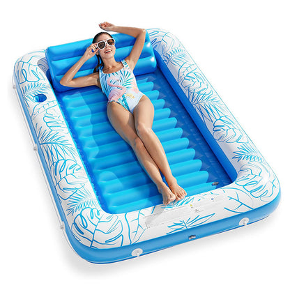 Inflatable water float
