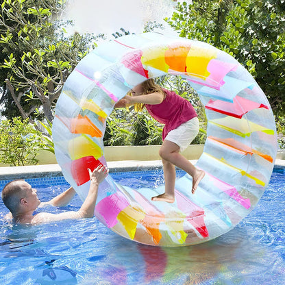Inflatable water float