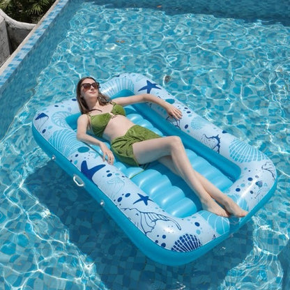 Inflatable water float