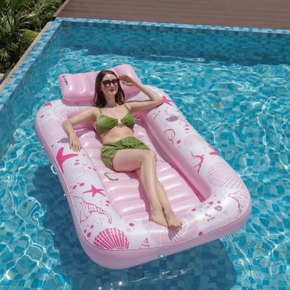 Inflatable water float