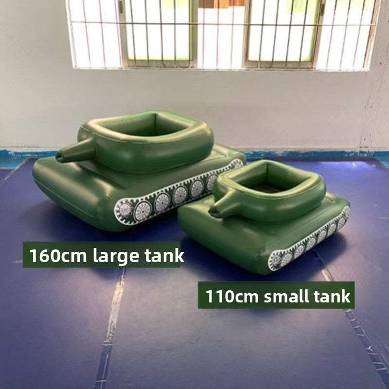Inflatable Water Spray Tank Toy for Pool Games