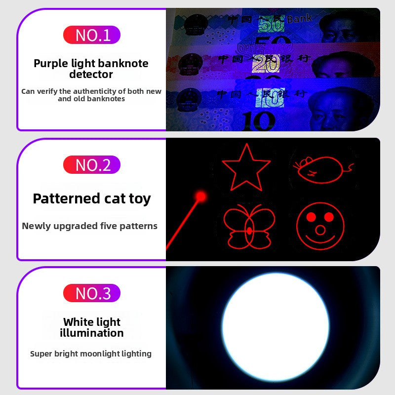 Infrared cat teasing pen