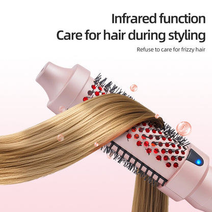 Infrared Hair Styling Comb Straightener Curler