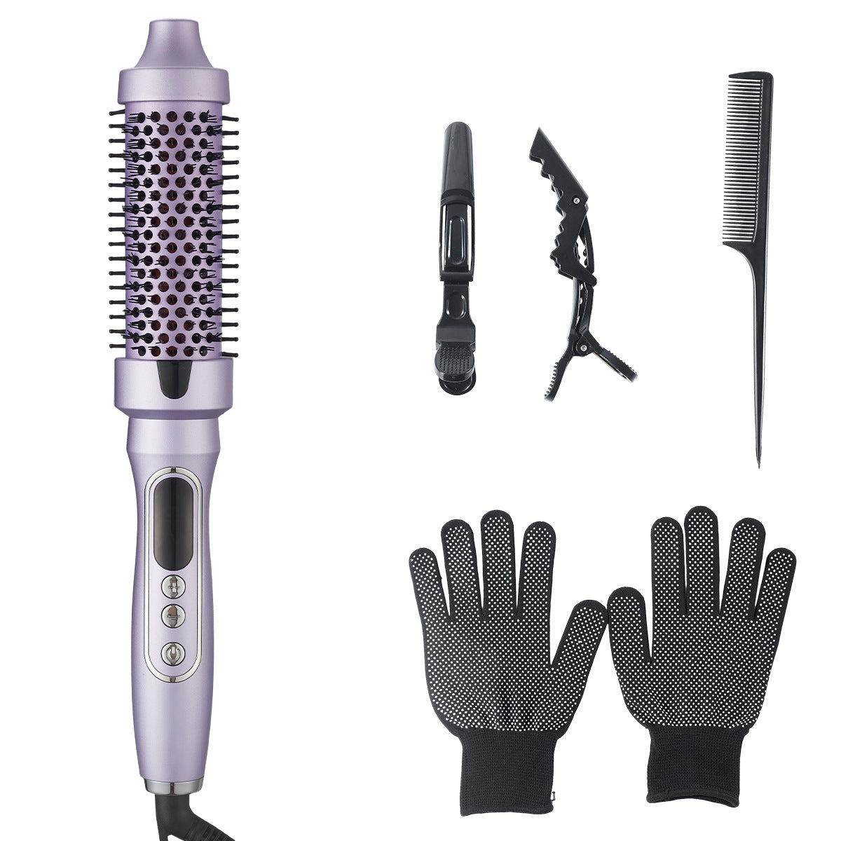 Infrared Hair Styling Comb with LCD Display