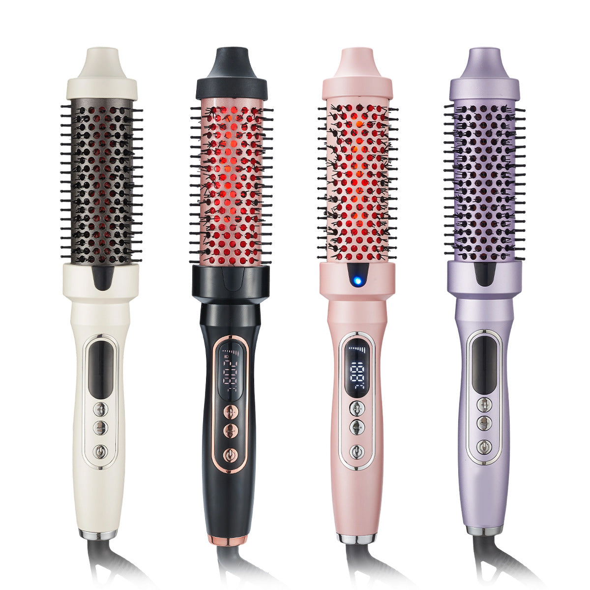 Infrared Hair Styling Comb with LCD Display