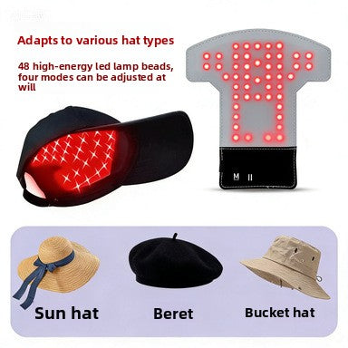 Infrared Head Care Cap with Red Blue Light Therapy