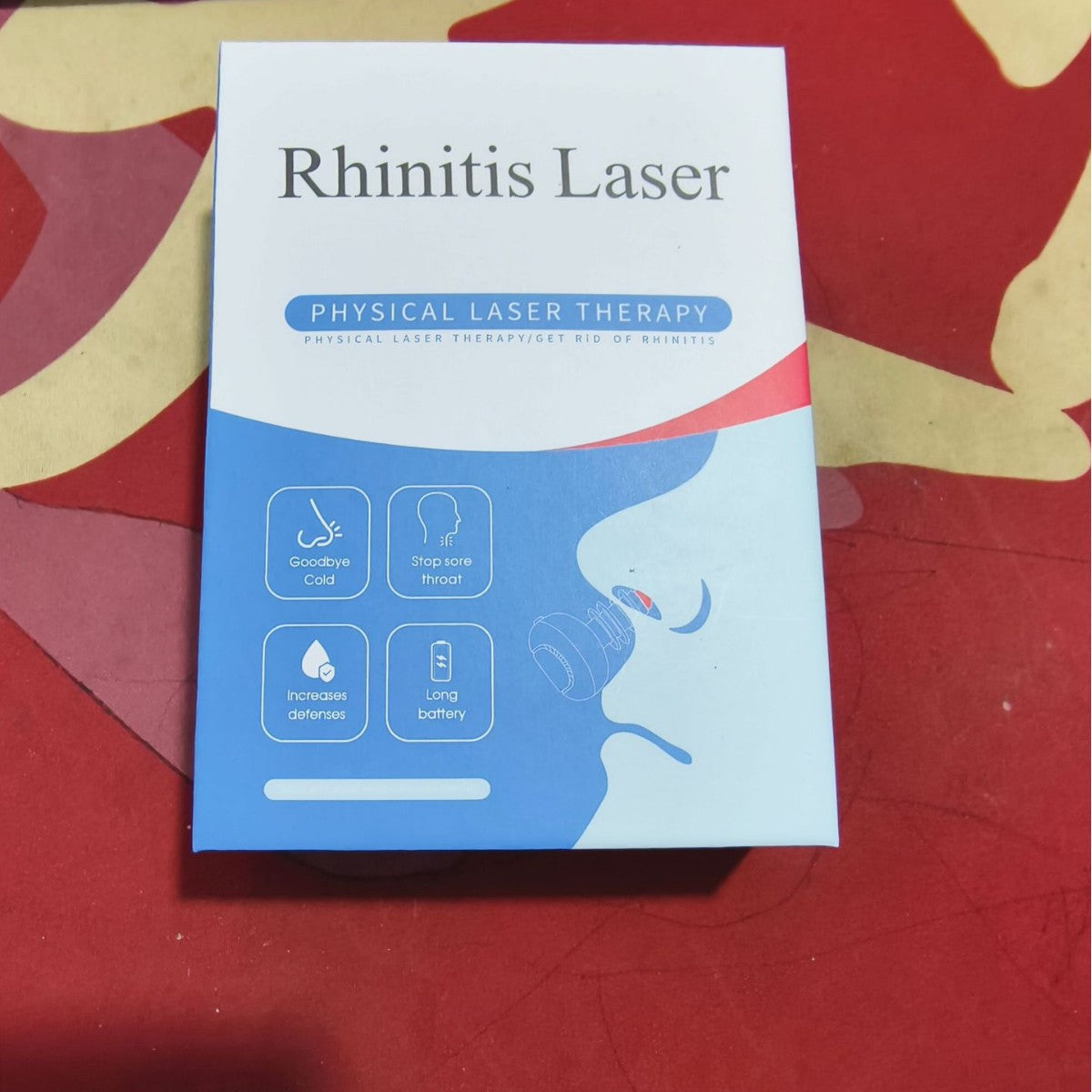 Infrared nose-relief device