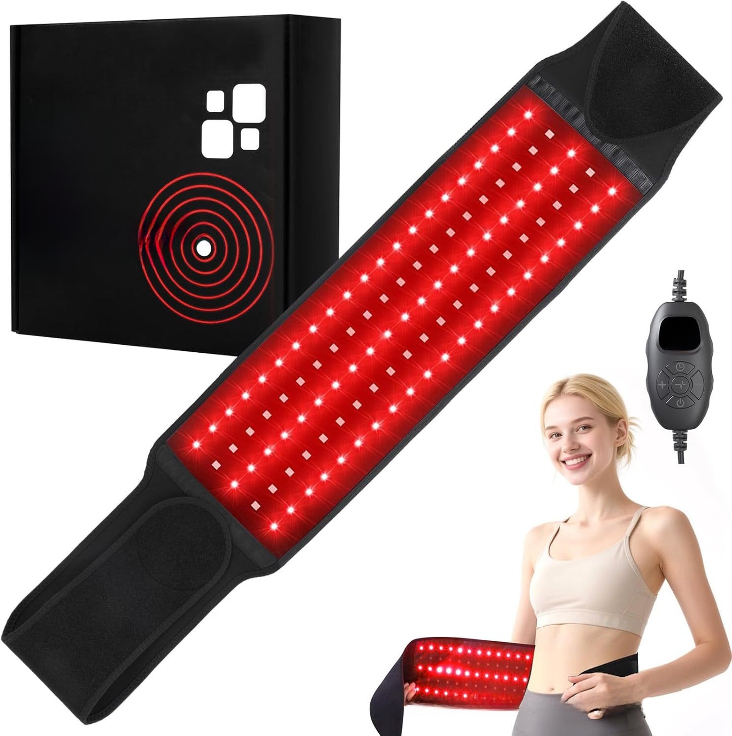 Infrared physiotherapy belt