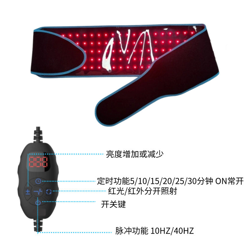 Infrared physiotherapy belt