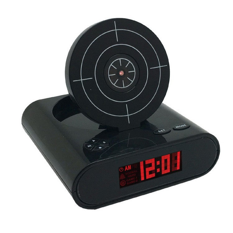 Infrared Target Shooting Alarm Clock Toy