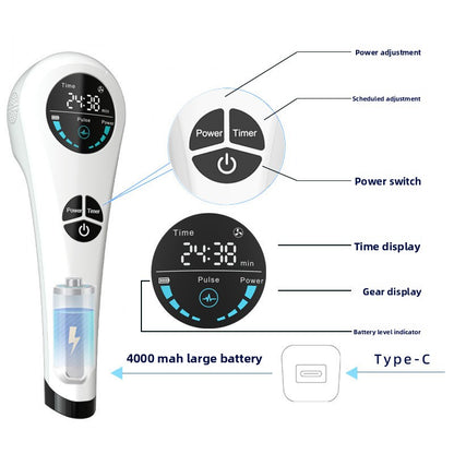 Infrared therapeutic lamp