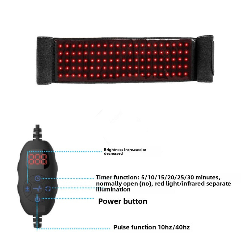 Infrared Therapy Belt with Heating and Red Light