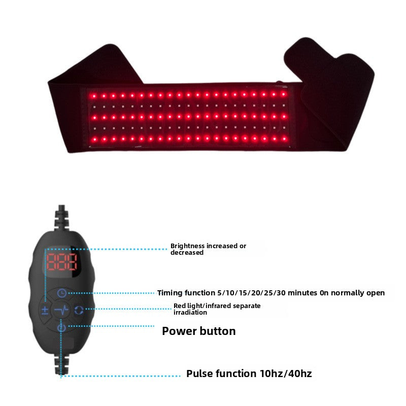 Infrared Therapy Belt with Heating and Red Light