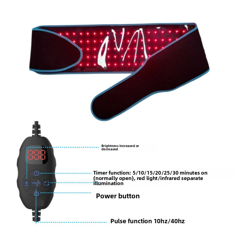 Infrared Therapy Belt with Heating and Red Light