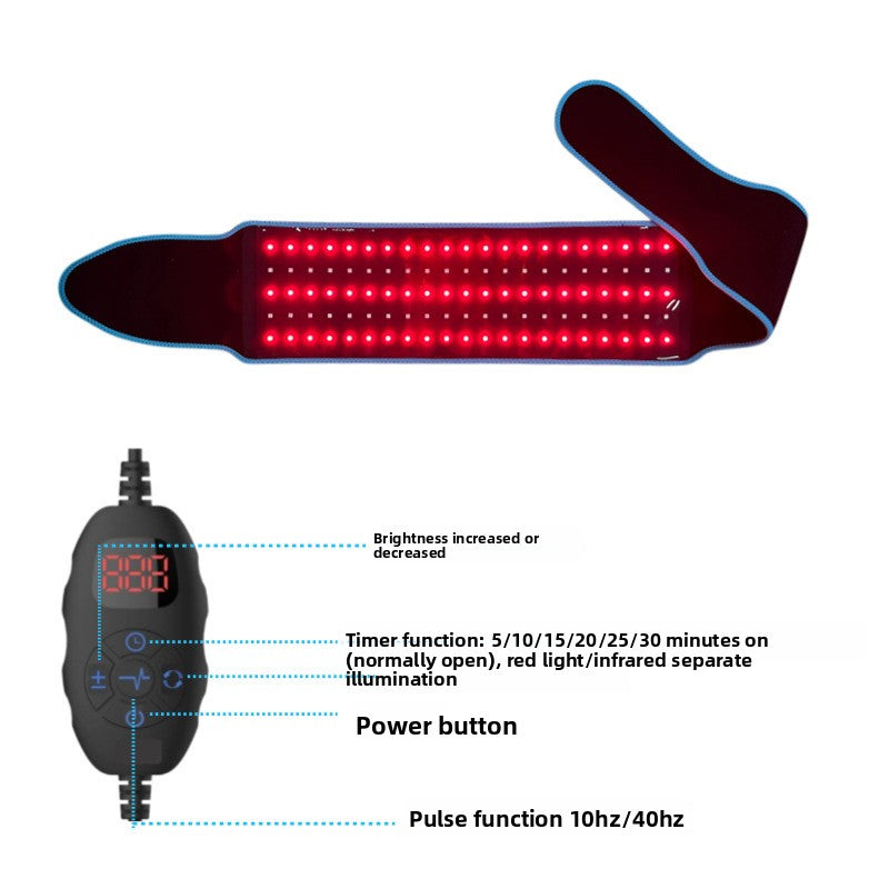 Infrared Therapy Belt with Heating and Red Light
