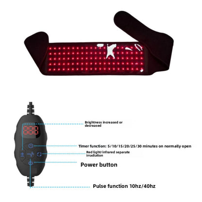 Infrared Therapy Belt with Heating and Red Light