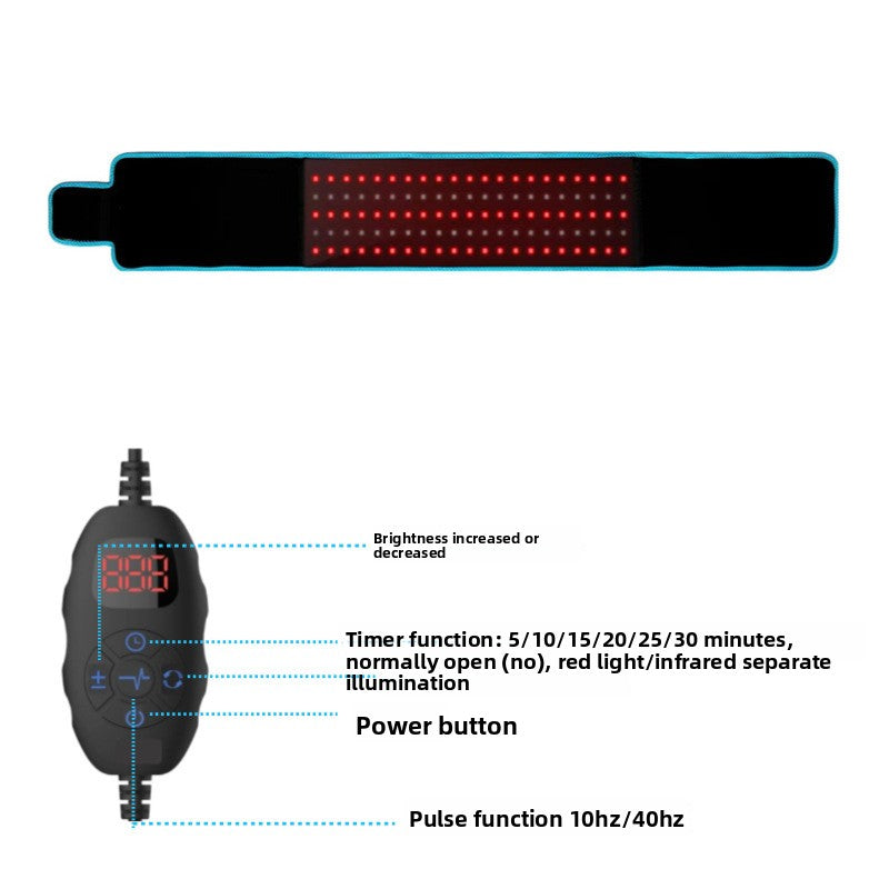 Infrared Therapy Belt with Heating and Red Light