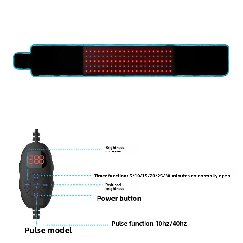 Infrared Therapy Belt with Heating and Red Light