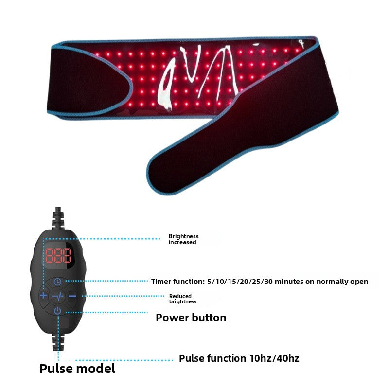 Infrared Therapy Belt with Heating and Red Light