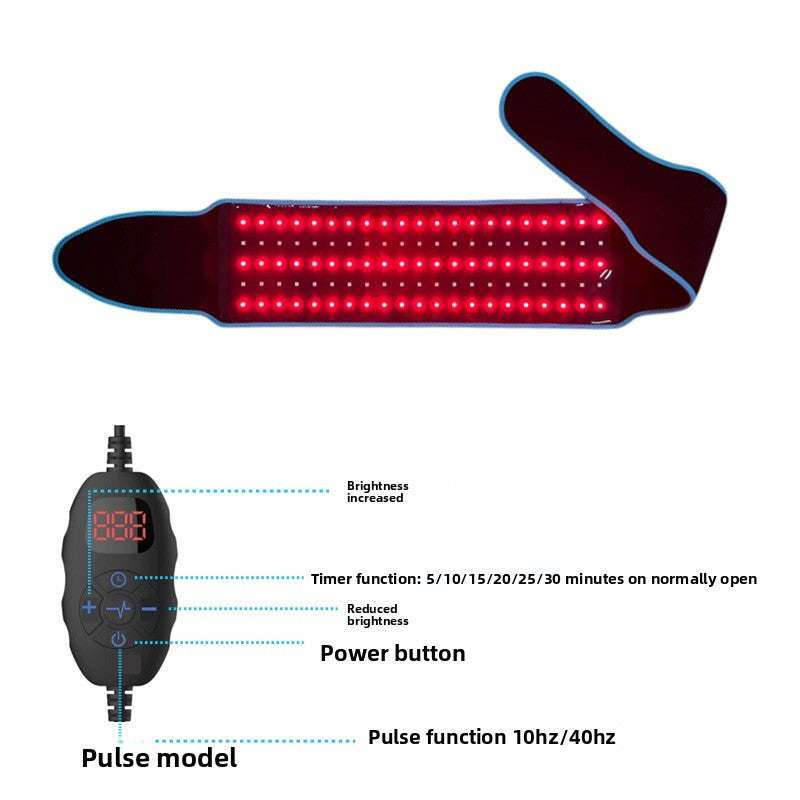 Infrared Therapy Belt with Heating and Red Light