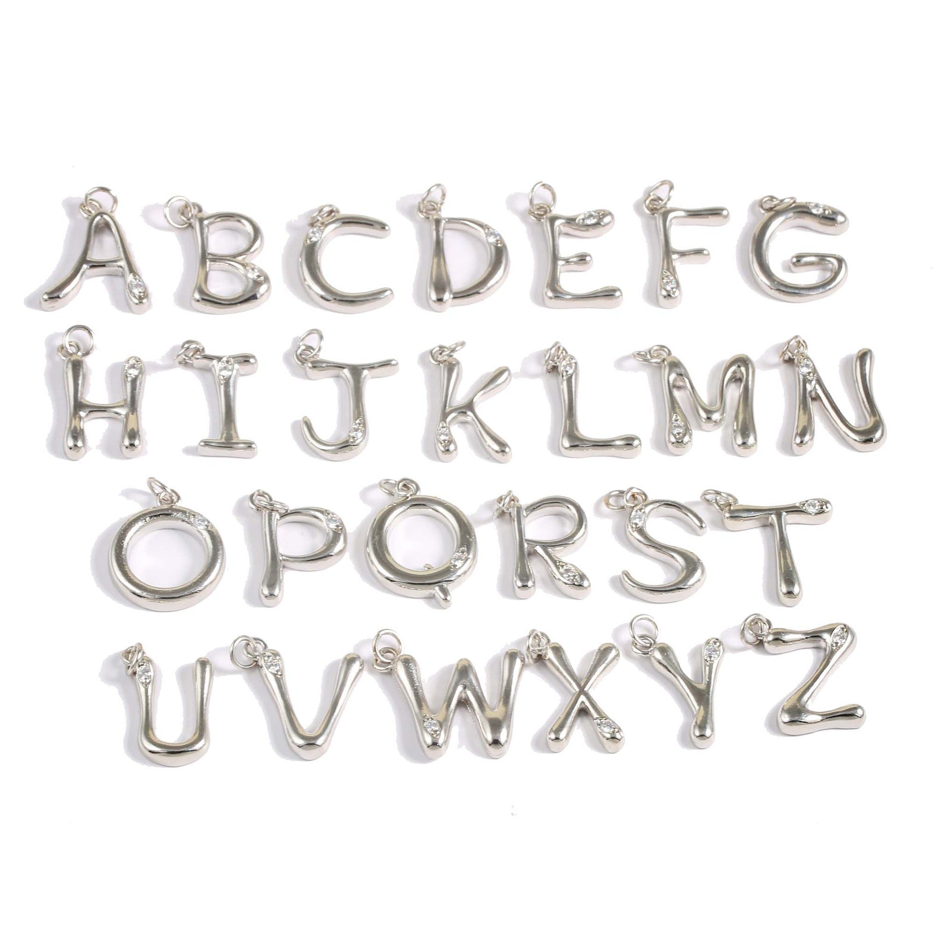 Initial Letter Gold Plated Necklace