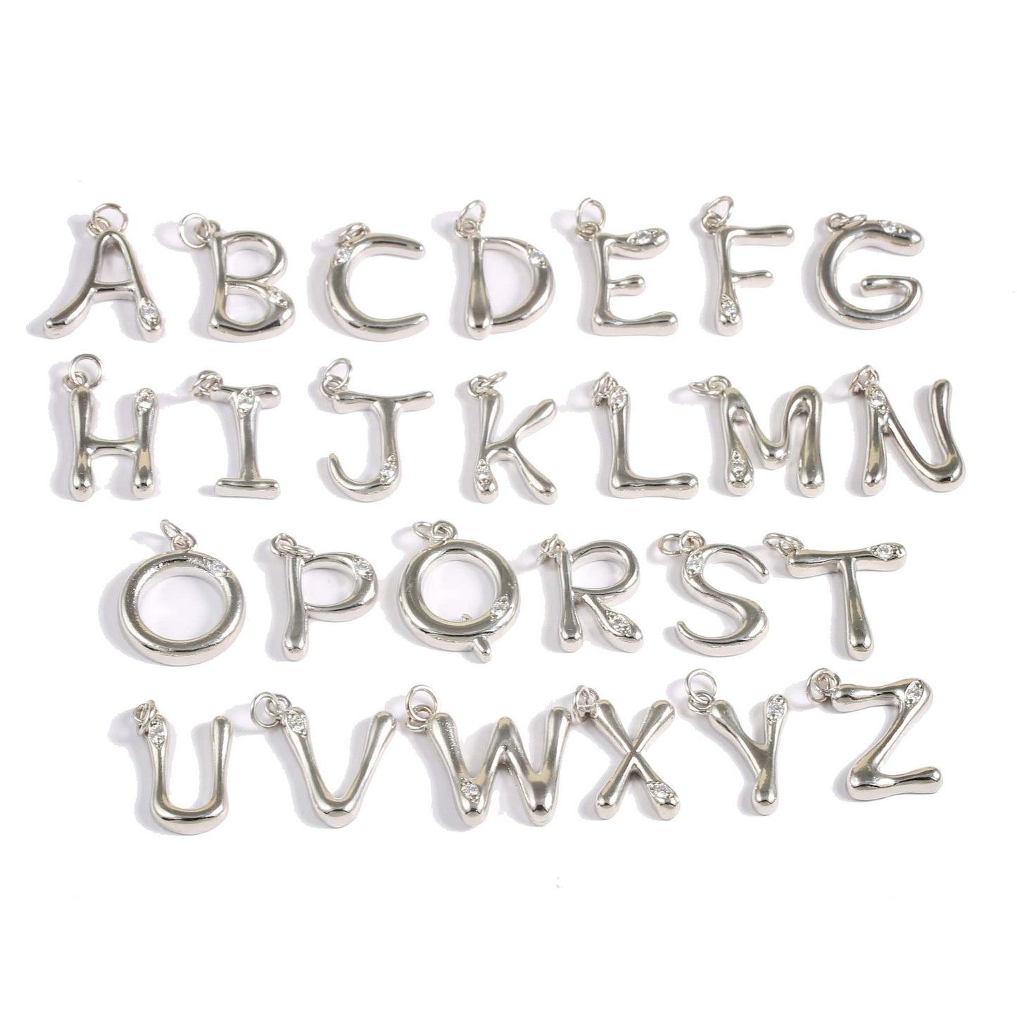 Initial Letter Gold Plated Necklace