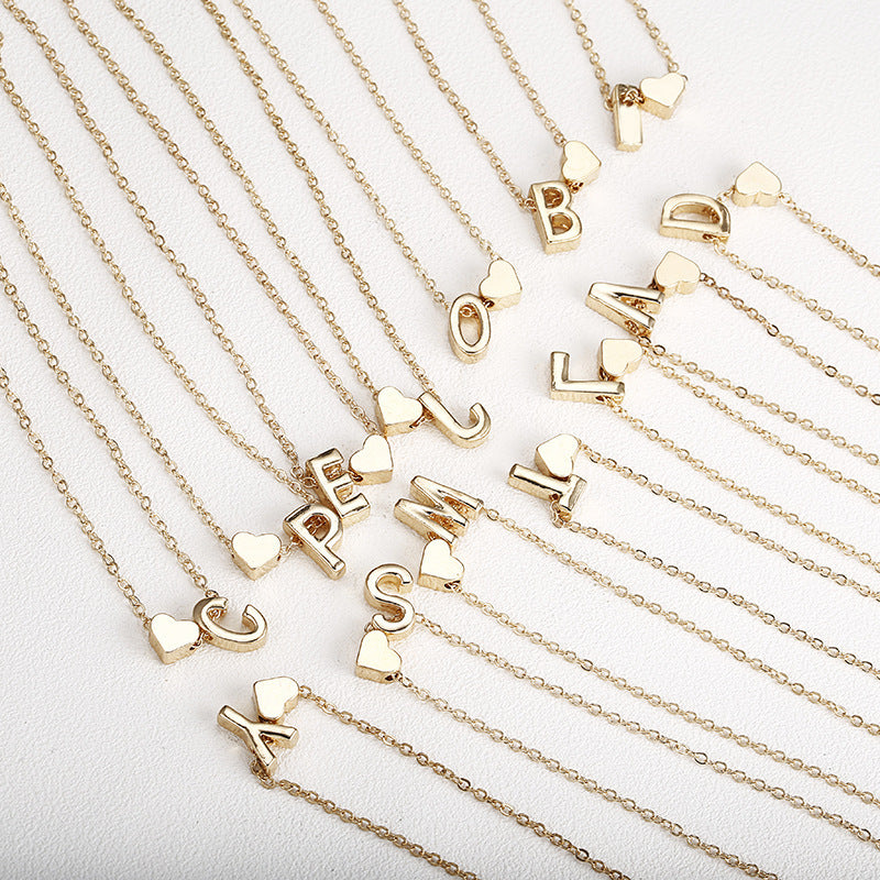 Initial Letter Necklace