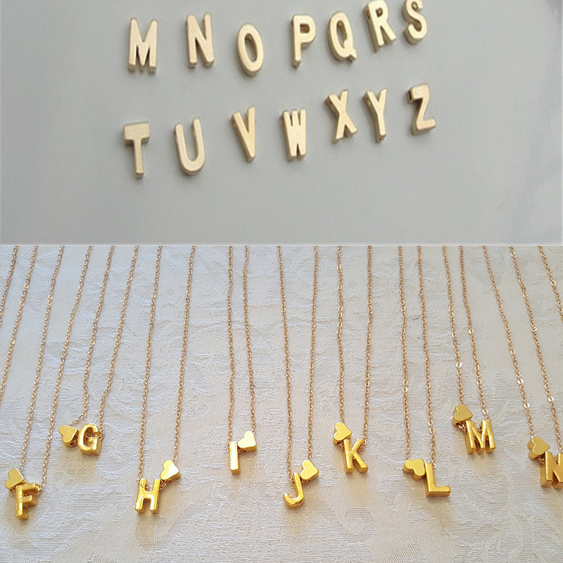 Initial Letter Necklace