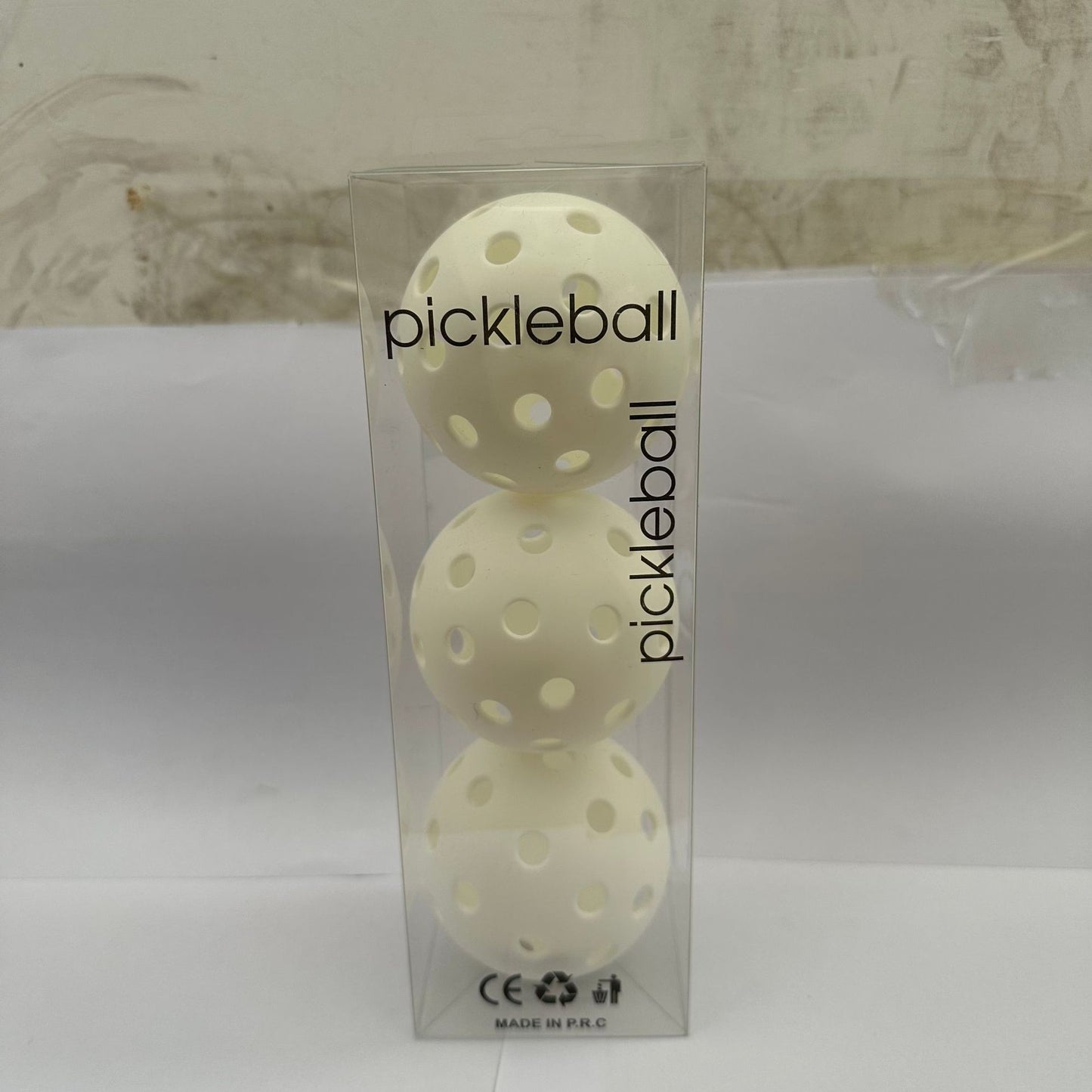 Injection molded practice hole ball