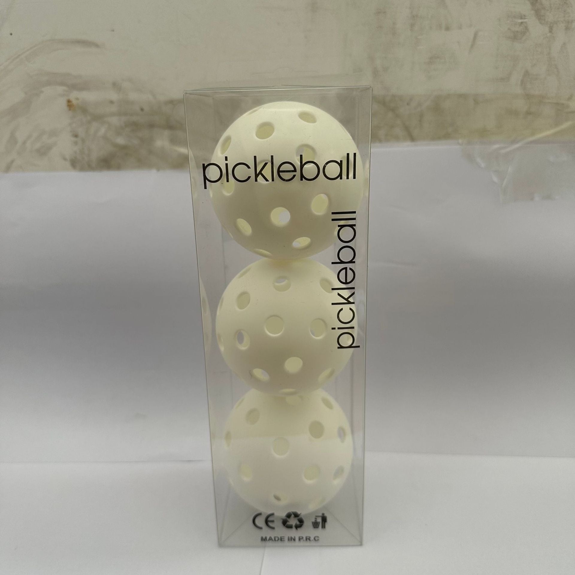 Injection molded practice hole ball
