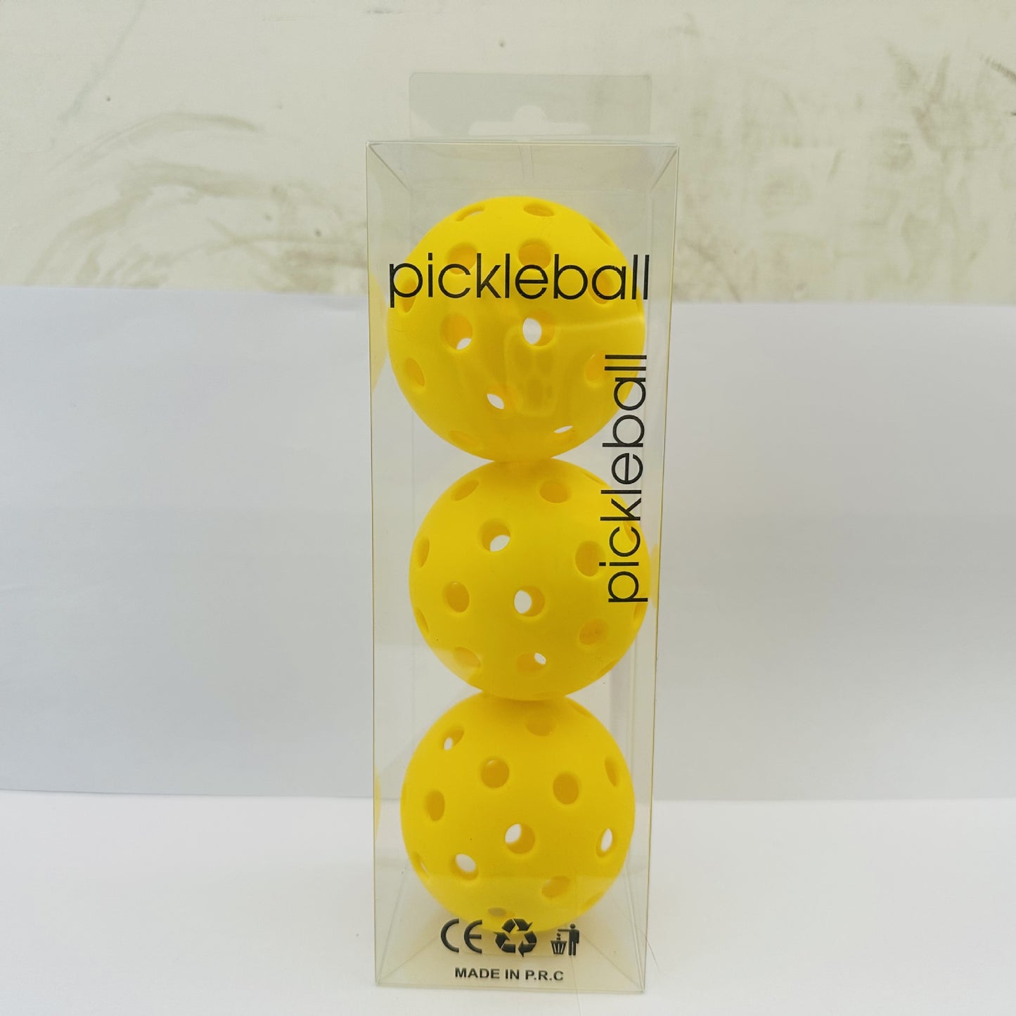 Injection molded practice hole ball