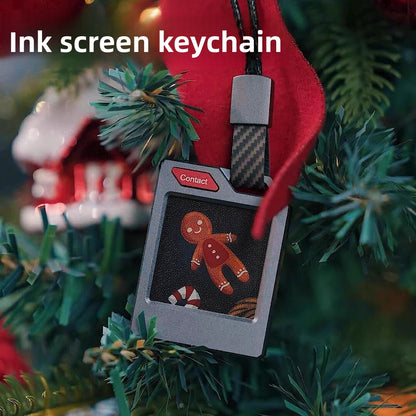Ink screen keychain