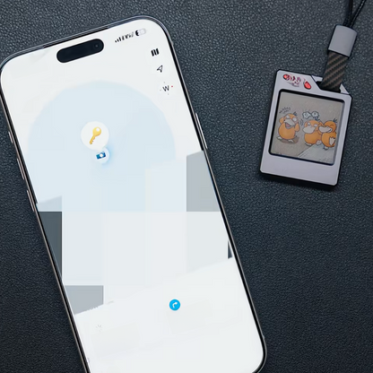 Ink screen keychain