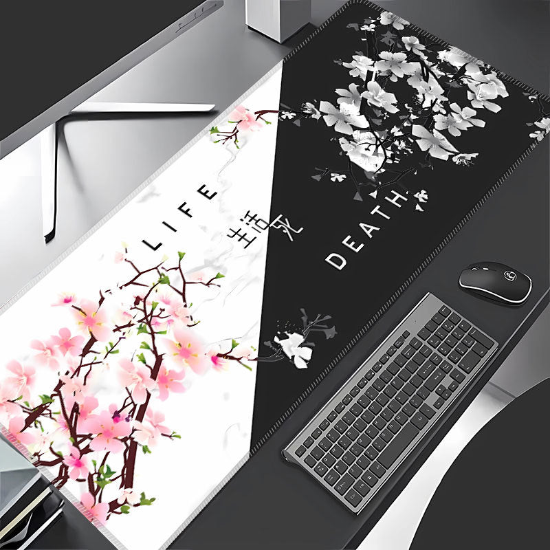 Ink wash painting mouse pad