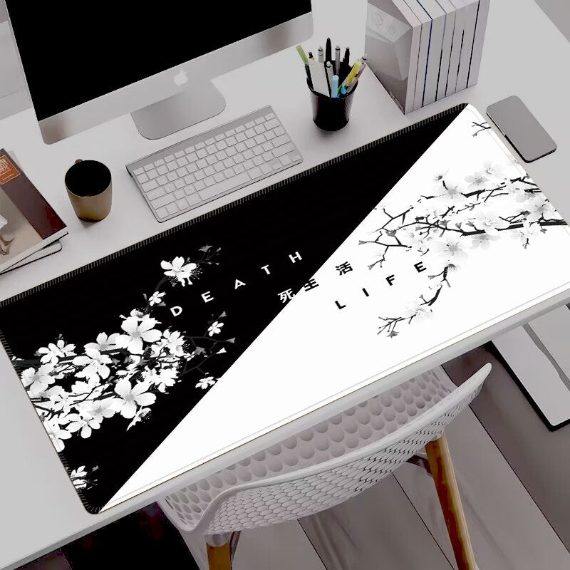 Ink wash painting mouse pad