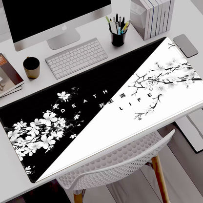 Ink wash painting mouse pad