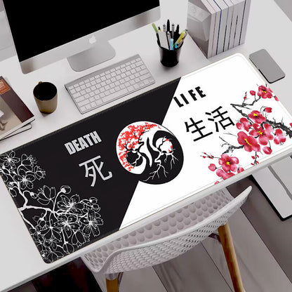 Ink wash painting mouse pad