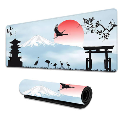Ink wash painting mouse pad
