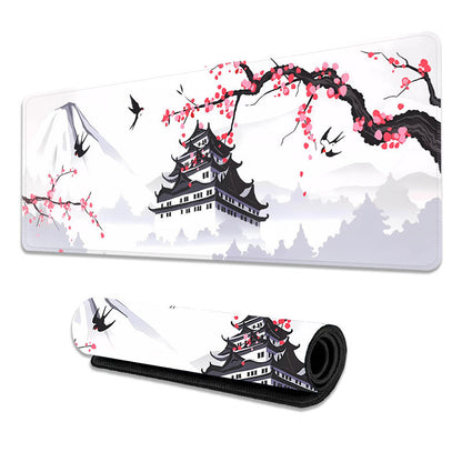 Ink wash painting mouse pad
