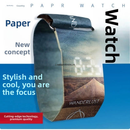 Innovative Paper Watch Waterproof Unisex