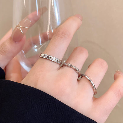 Ins Geometric Electroplated Alloy Ring