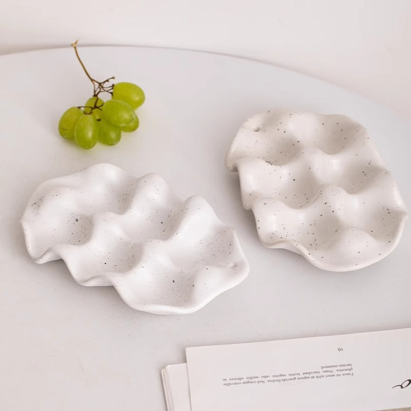 Ins Kitchen Simple Ceramic Egg Tray