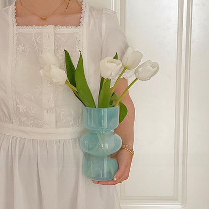 ins style simple retro mid-ancient glass vase