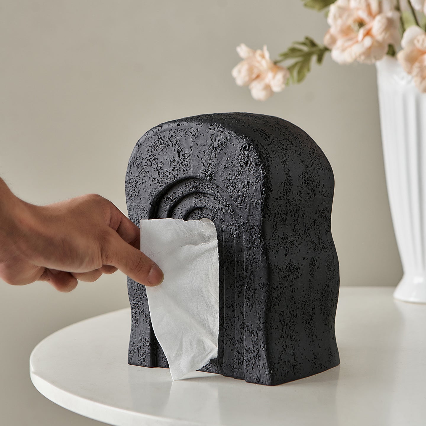 Ins-style twisting tissue box