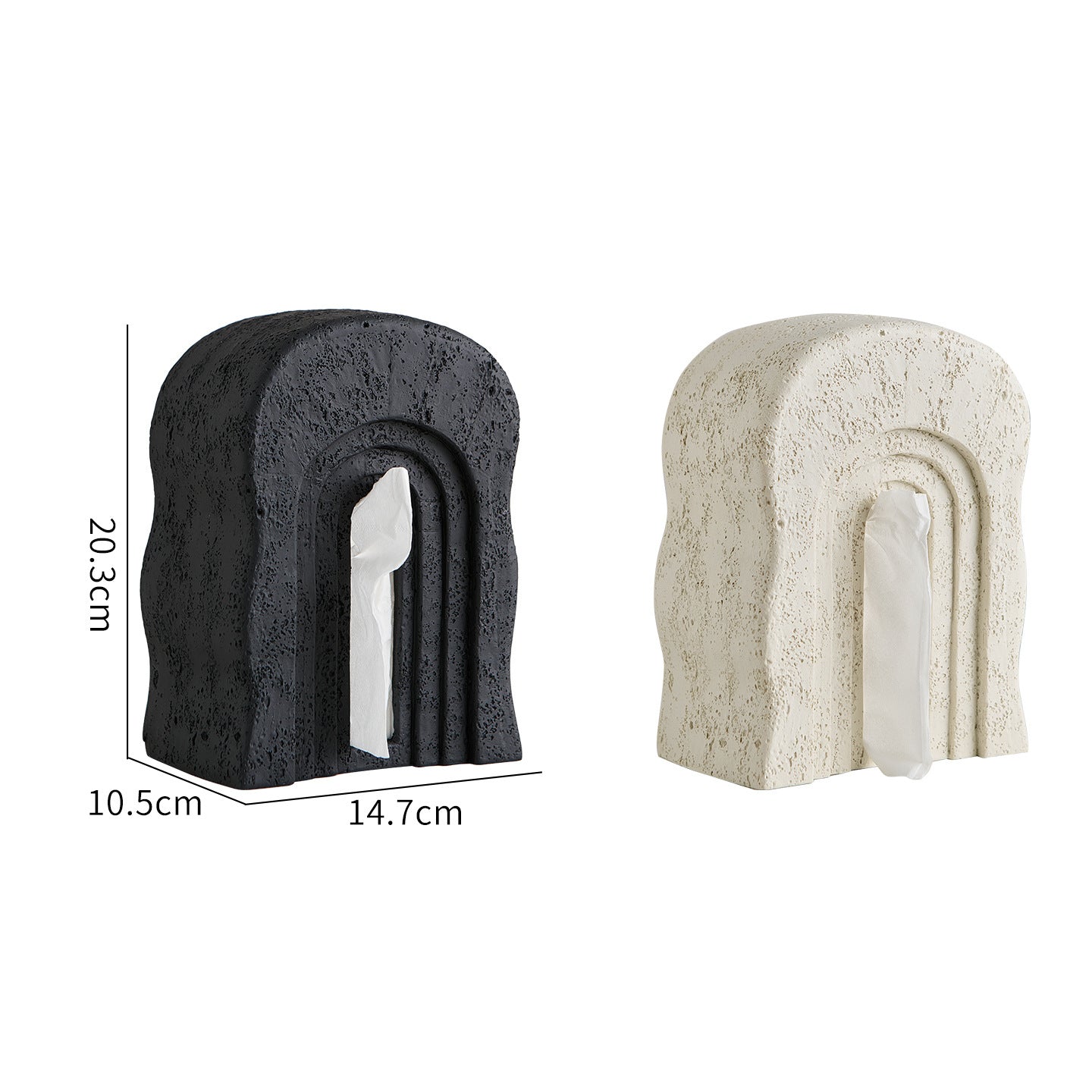 Ins-style twisting tissue box