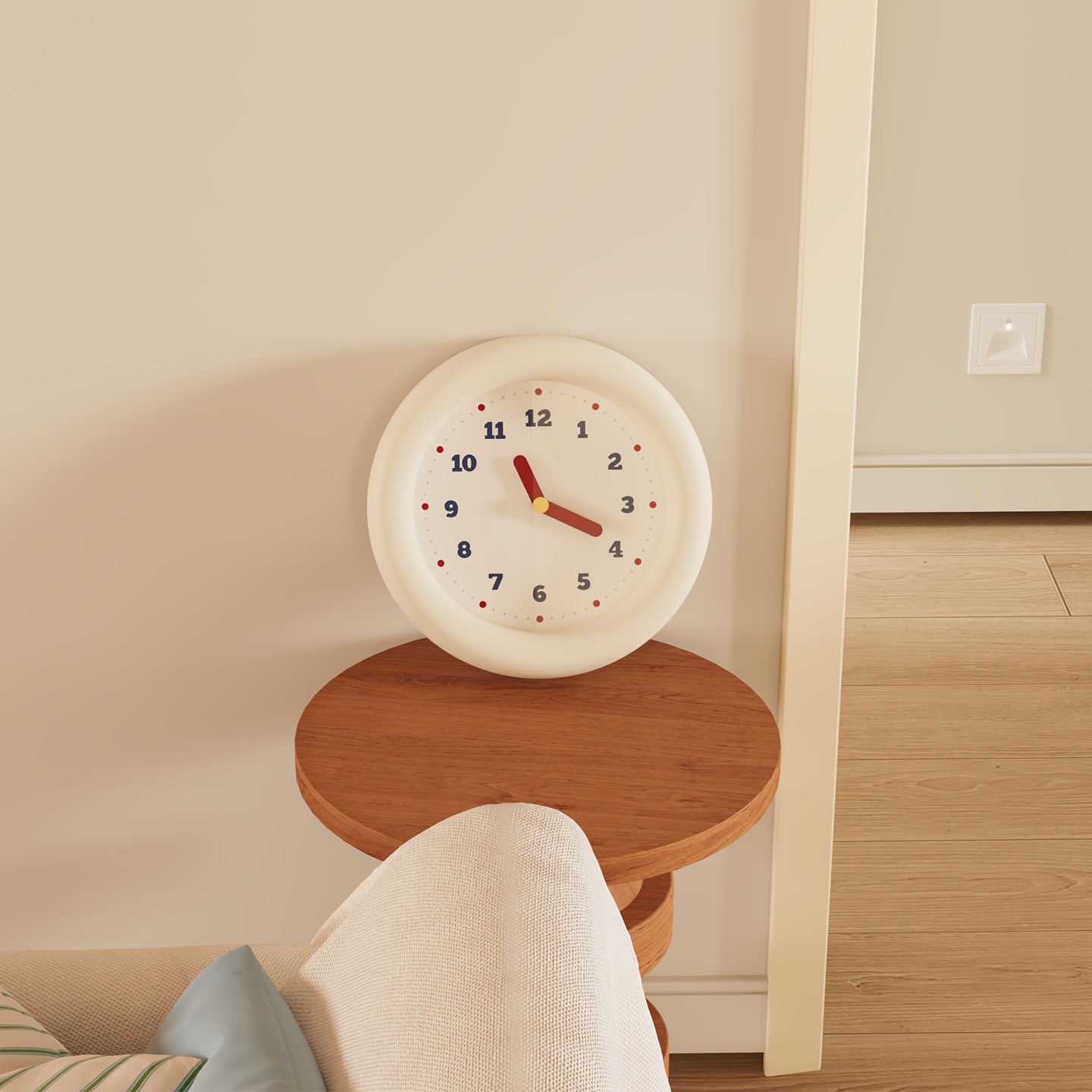 Ins White Clock